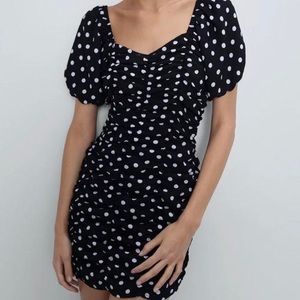 Zara polka dot dress. Perfect to wear for a night out or as a wedding guest